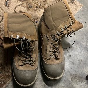 Danner Tan and Brown Lace-Up Boots